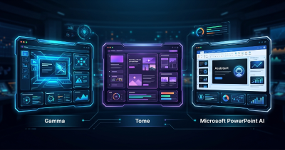 用AI做PPT：Gamma vs Tome vs PowerPoint Copilot，谁是真正的"一键生成"之王？