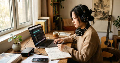 用Suno v5.1生成了3分钟完整国风新歌，我踩了17个坑才搞定二胡和古筝